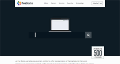 Desktop Screenshot of fiveblocks.com